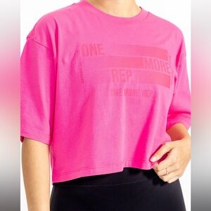 BuffBunny Rep Crop Tee “Pink Crush”